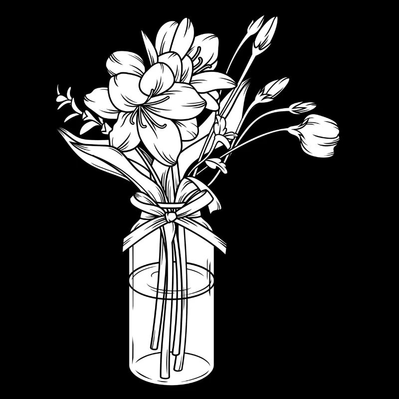 Restez positif Flower