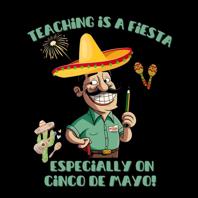 Funny saying teacher to Cinco de Mayo Mexico
