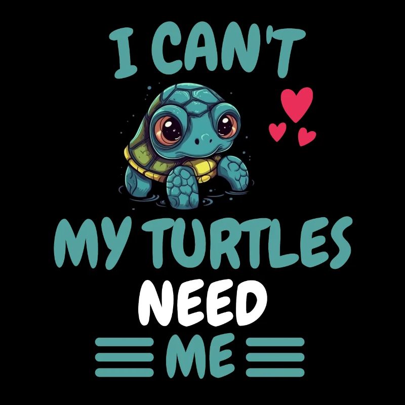 Ich kann nicht Ozean Tier Geschenk Schildkröte