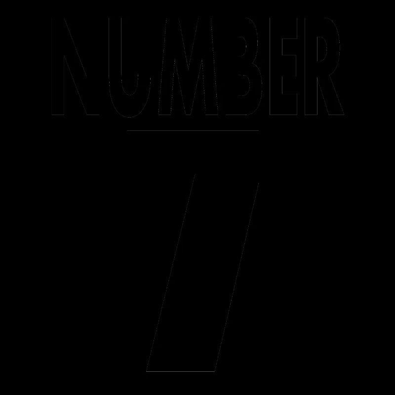 Number 7 Number Seven 7th Birthday Gift Idea