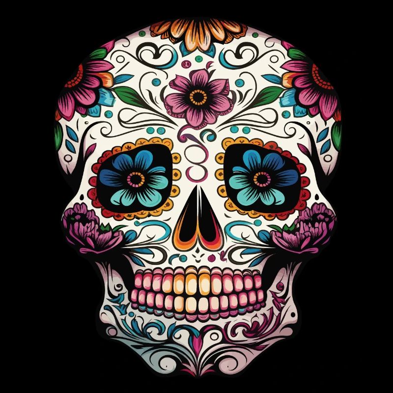 Mexican decorative skull