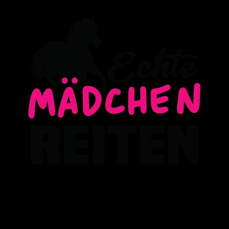 Echte mädchen reiten