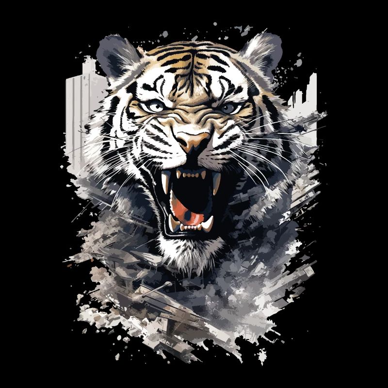Tiger, Tiger Head, Big Cat, Predator, Strong, Power