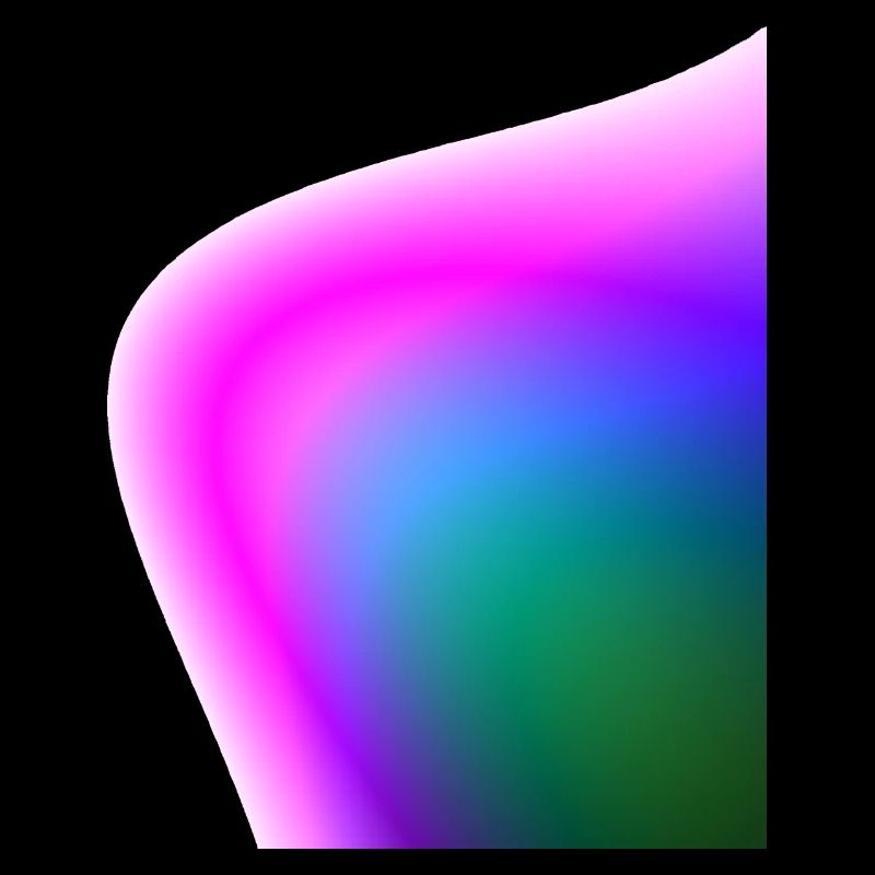 Kosmische Farbwellen - Abstrakter Farbverlauf