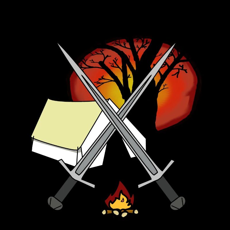 Medieval Camp Camp Warrior Swords Warrior