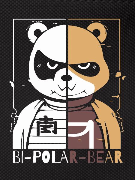 Bipolarer Polar Bär oder Eisbär