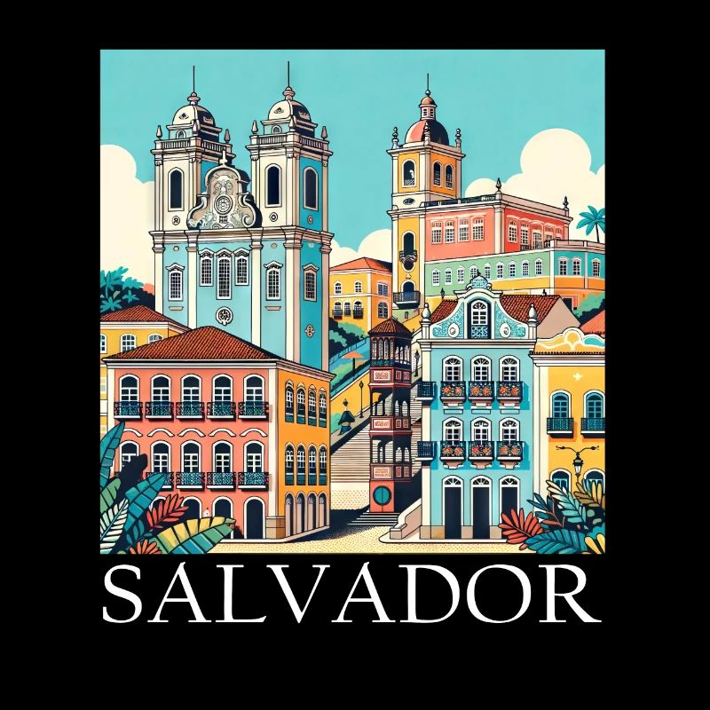 Salvador, Brésil, Architecture coloniale