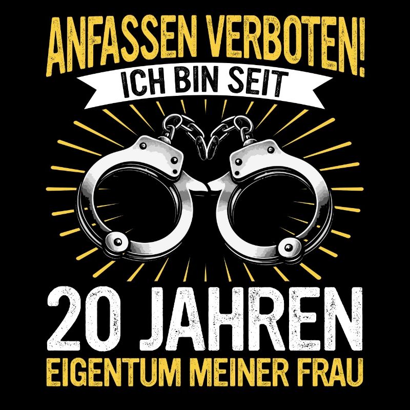 20 Hochzeitstag Jahrestag Ehemann Ehefrau