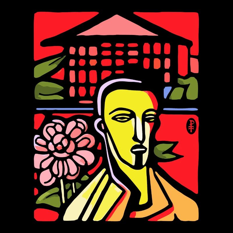 Dissatisfied abstract art guy