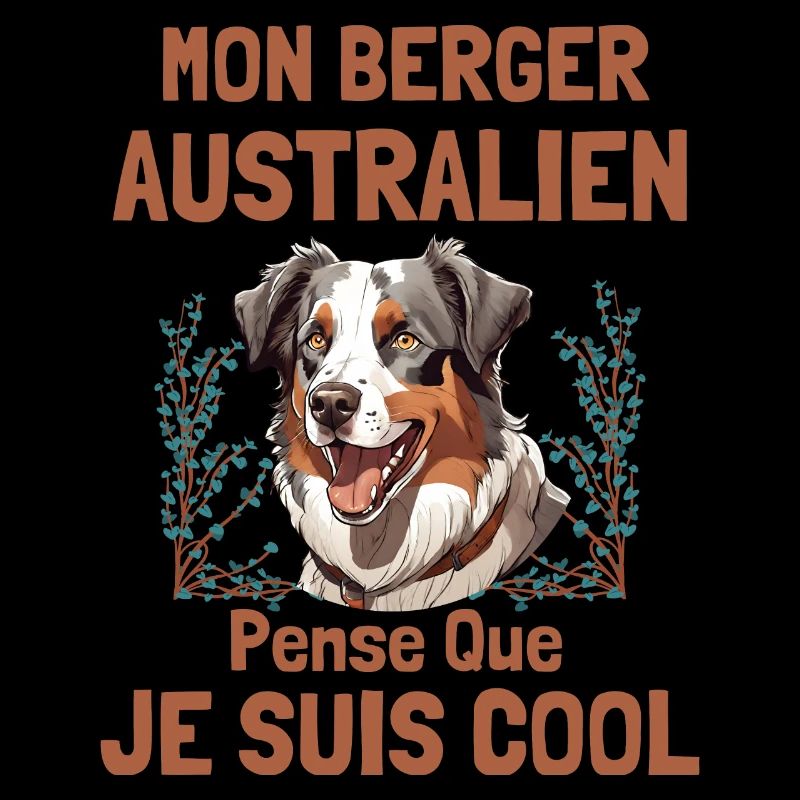 Mon berger australien pense que je suis cool