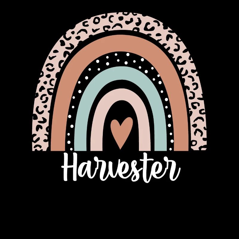 Harvester Regenbogen Leopard Lustiger Mähdrescher