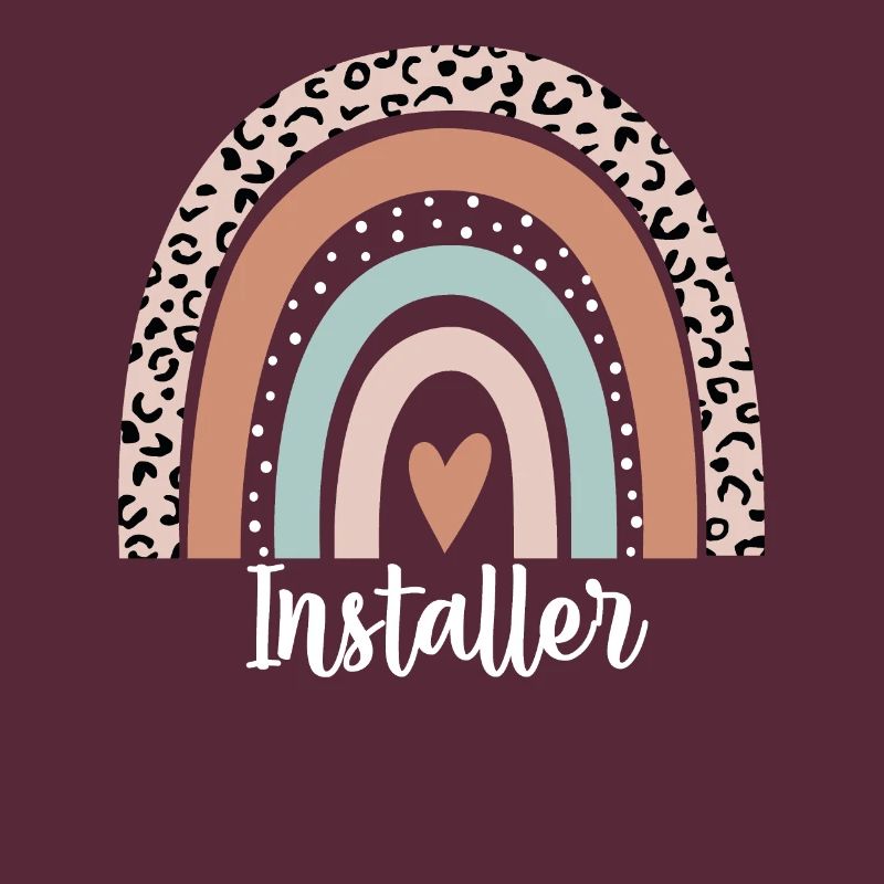 Installer Rainbow Leopard Funny Installer