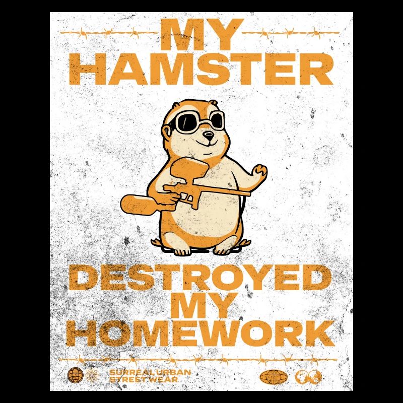 Mon hamster de paintball a détruit mes devoirs