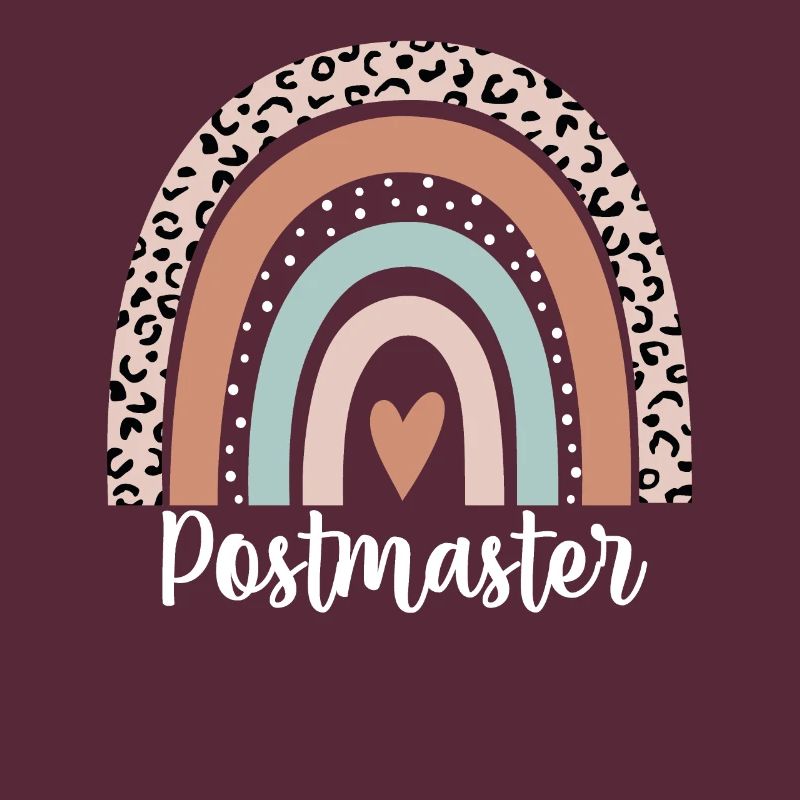 Postmaster Rainbow Leopard Funny Postmaster