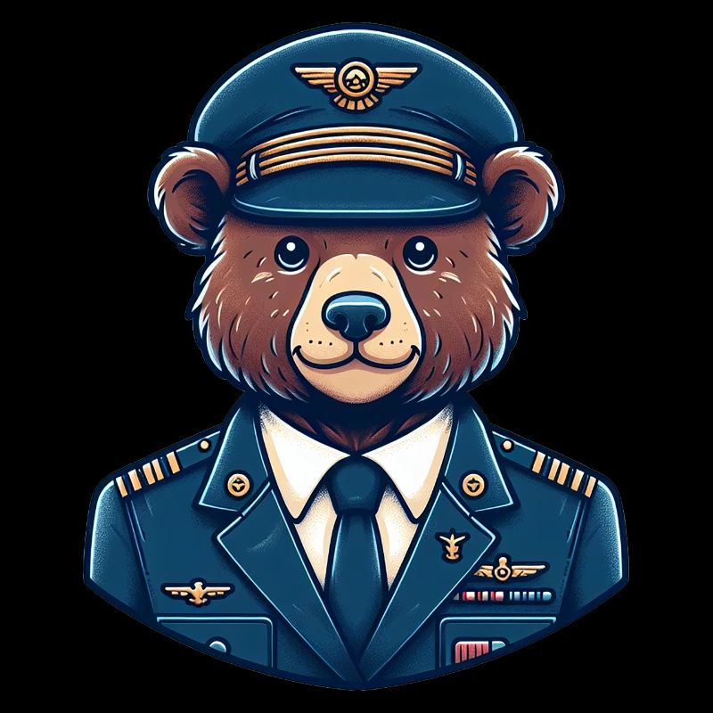 Pilote d’ours mignon