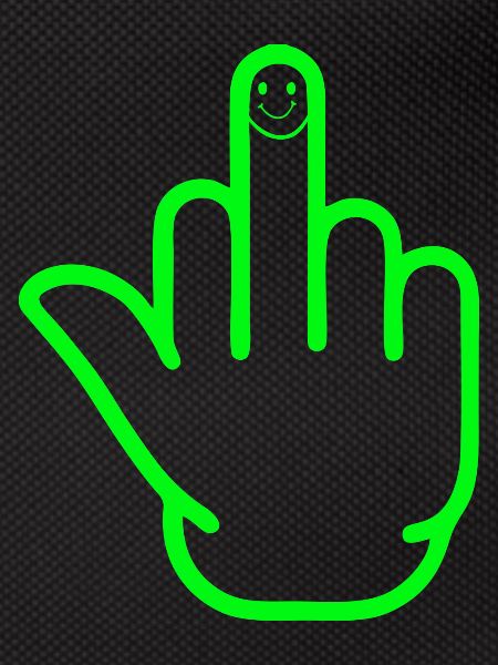 Happy Middle Finger