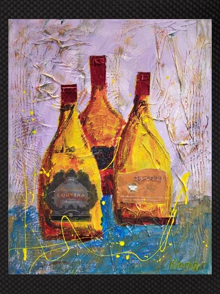 Abstract Wine Labels Round Hill