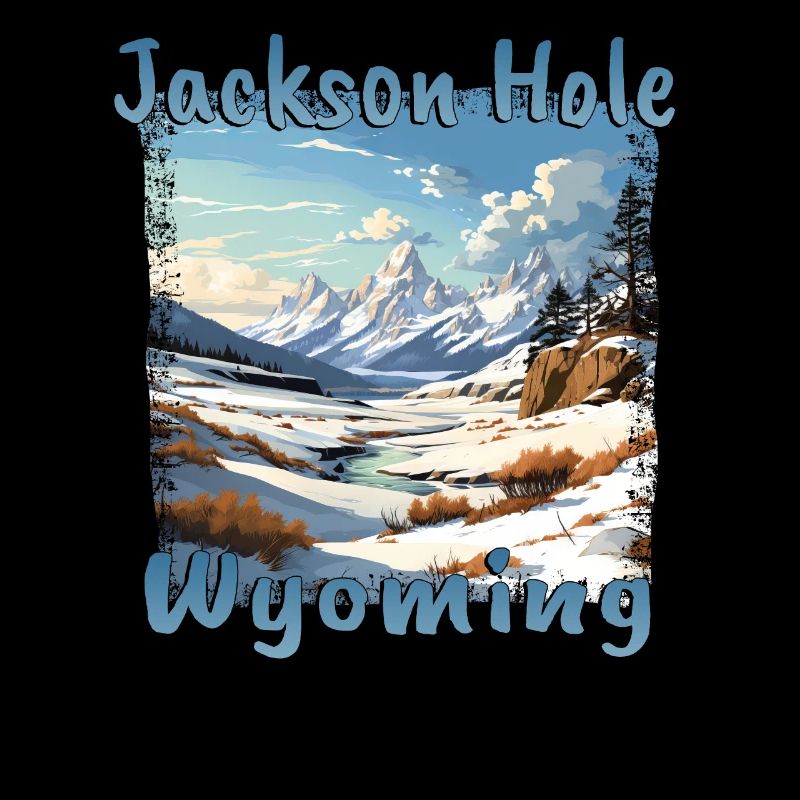 Jackson Hole Hiver, Grunge Ski & Snowboard