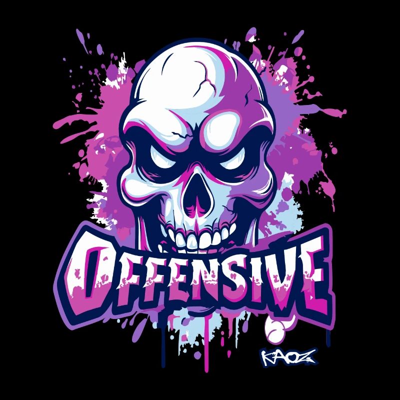 Beleidigender Totenkopf