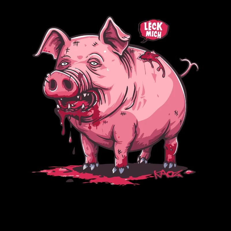 Lèche-moi, cochon zombie détruit