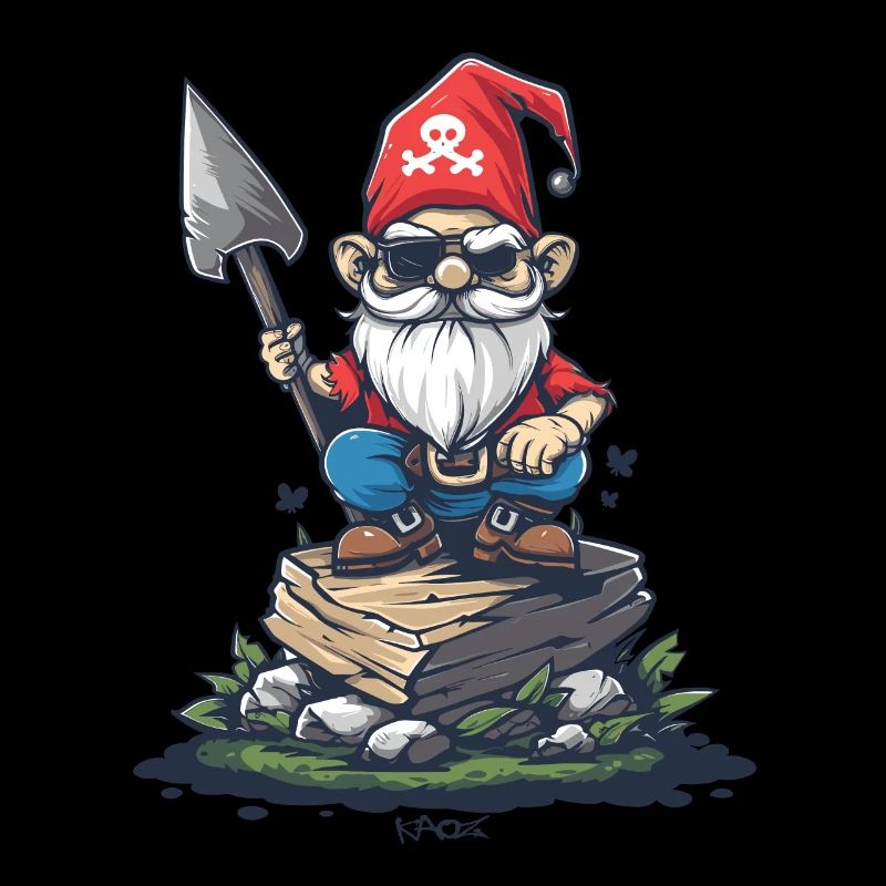 Roi des Pirates Gnome de jardin