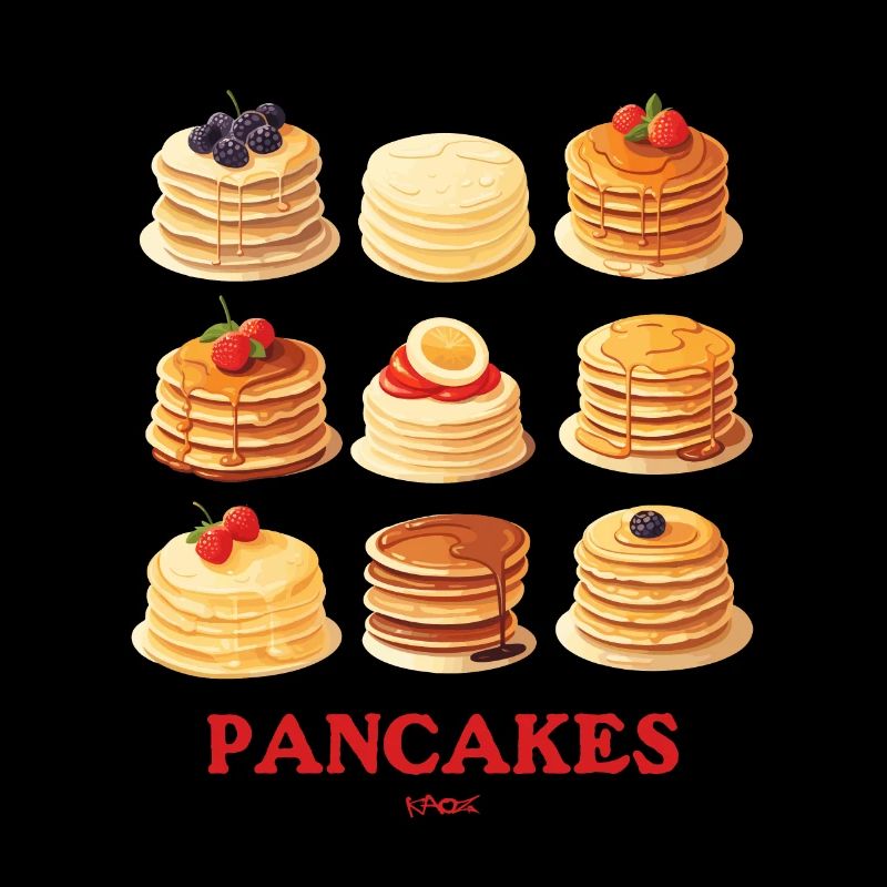 Fruit and Chocolate Cream Pancakes