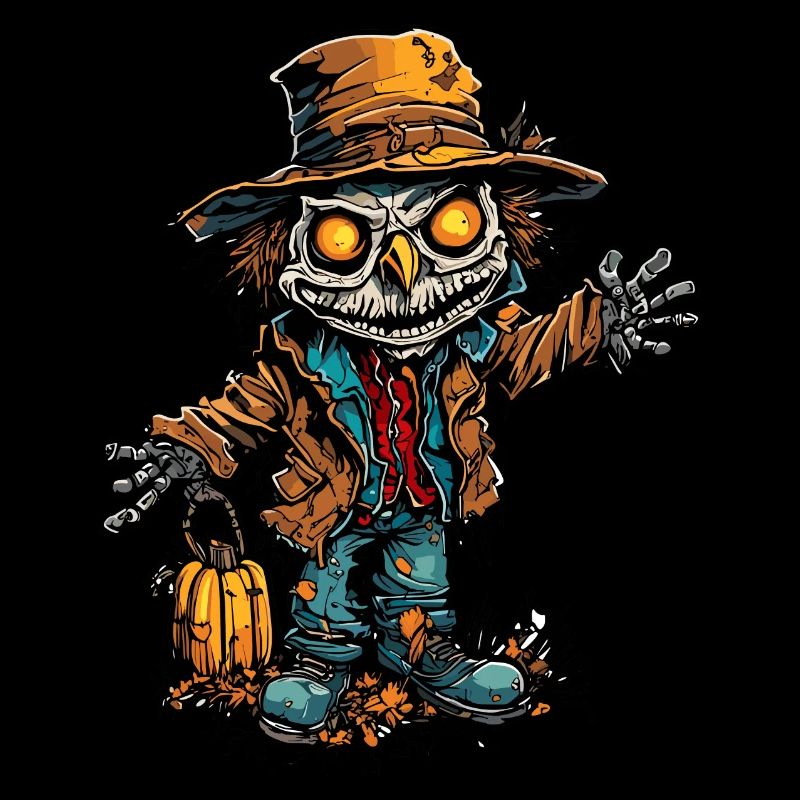 Vogelscheuche / Erntehelfer / Maisfeld / Feld