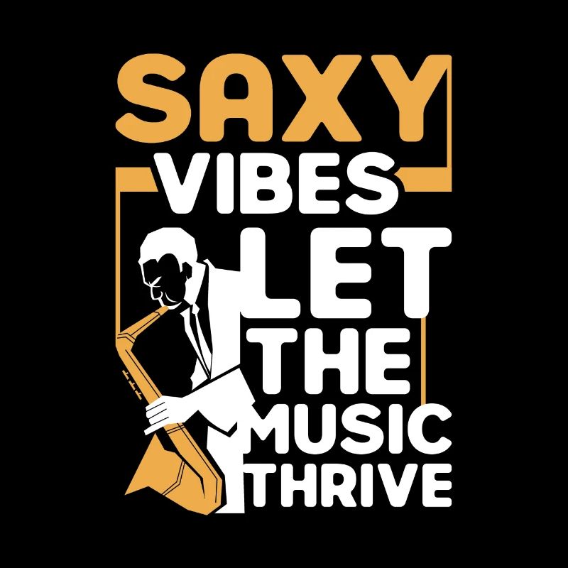 Saxy Vibes Lassen Sie Die Musik Gedeihen