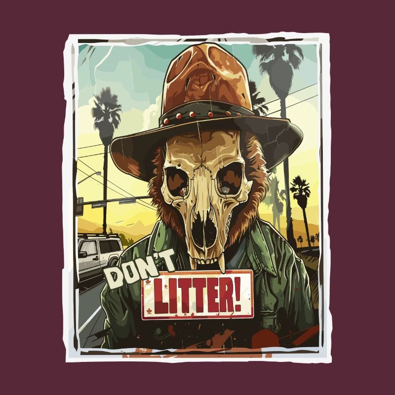 Deer Skull Ranger, Don't Throw Away Trash