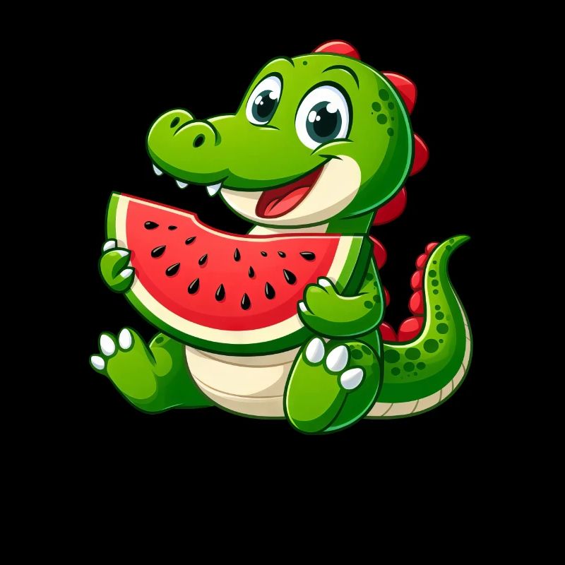 Crocodile Melon Watermelon Fruit Fruity