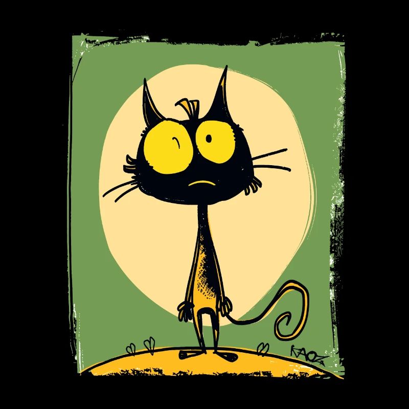 Le chat de dessin animé le plus drôle