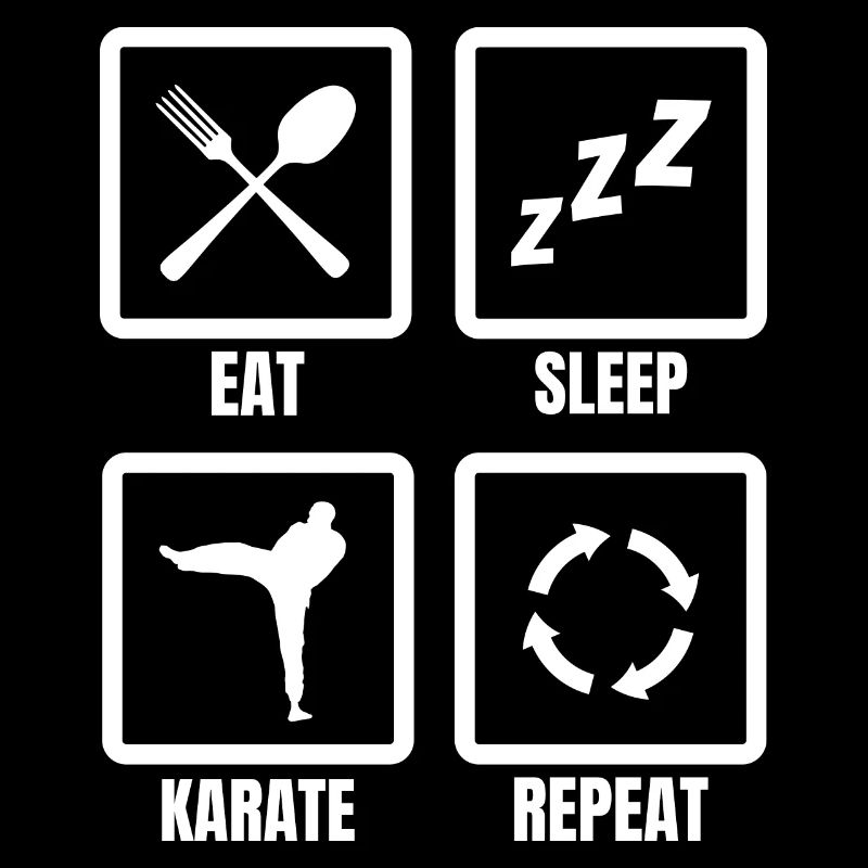 Eat Sleep Karate Repeat