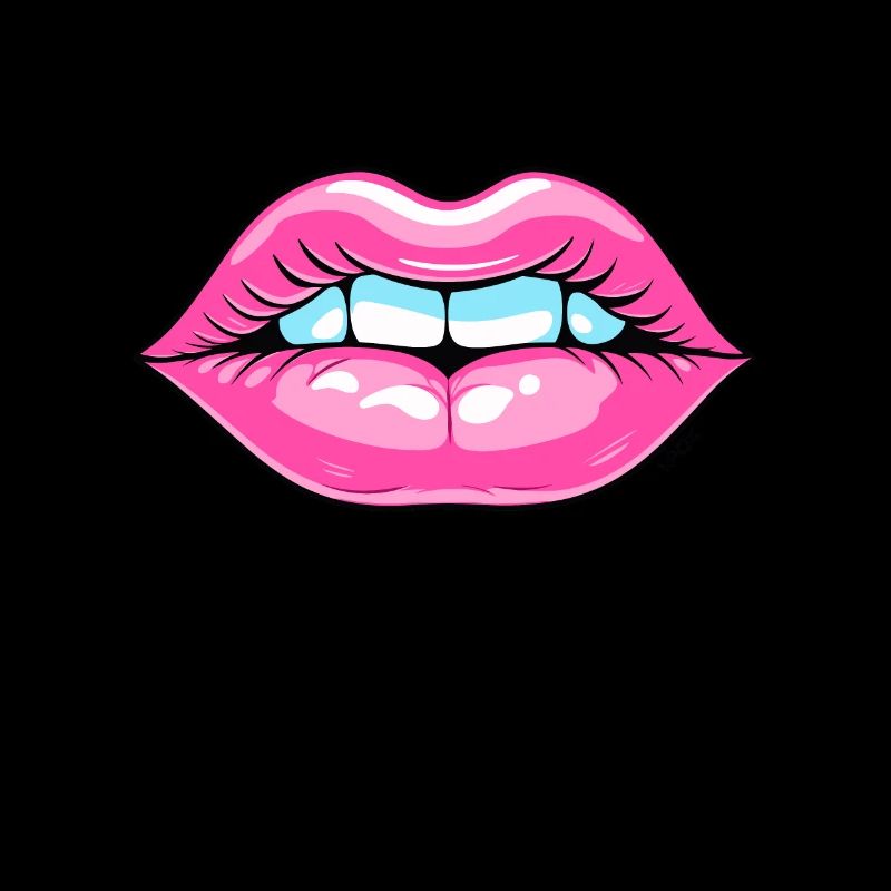 Une bouche aux lèvres roses comme un baiser
