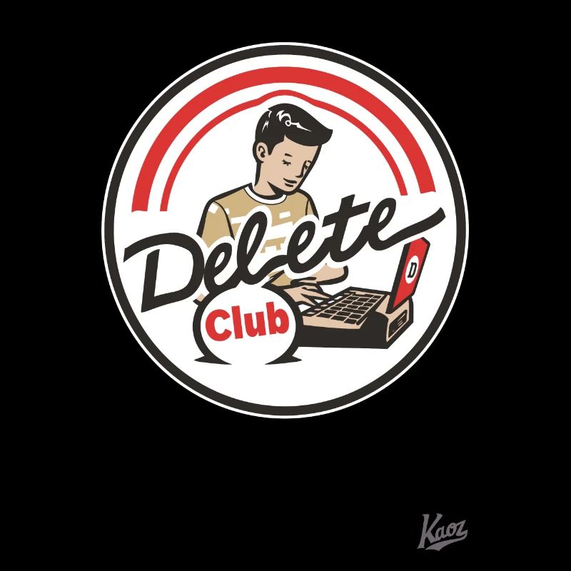 Nerd informatique du club de suppression