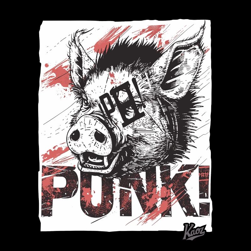 Angry Punk Pig