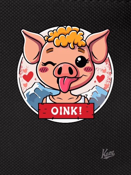 Petit cochon mignon : OINK !