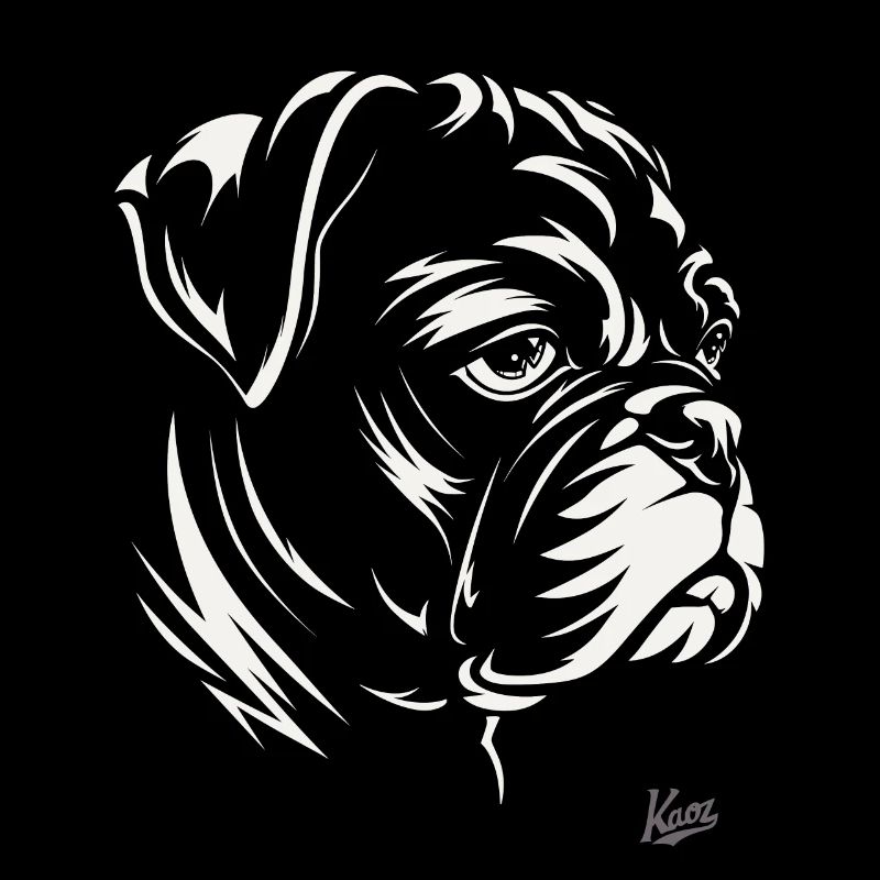 Tierisch Gut: Boxer-Hund Design