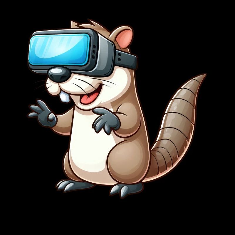 Otter VR Gamer Réalité virtuelle Science-fiction