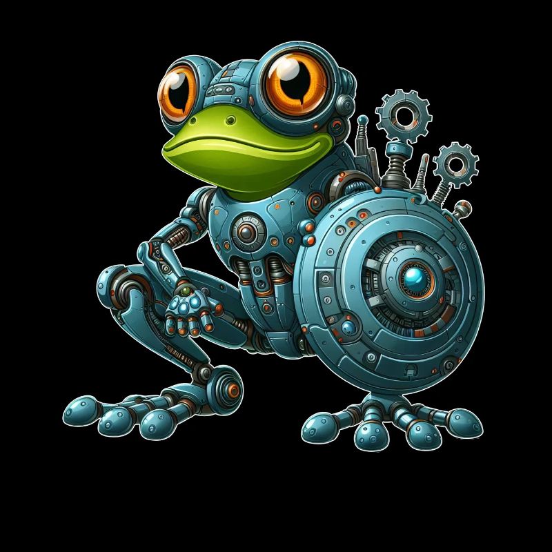 Cyborg grenouille crapaud crapaud robot robot design