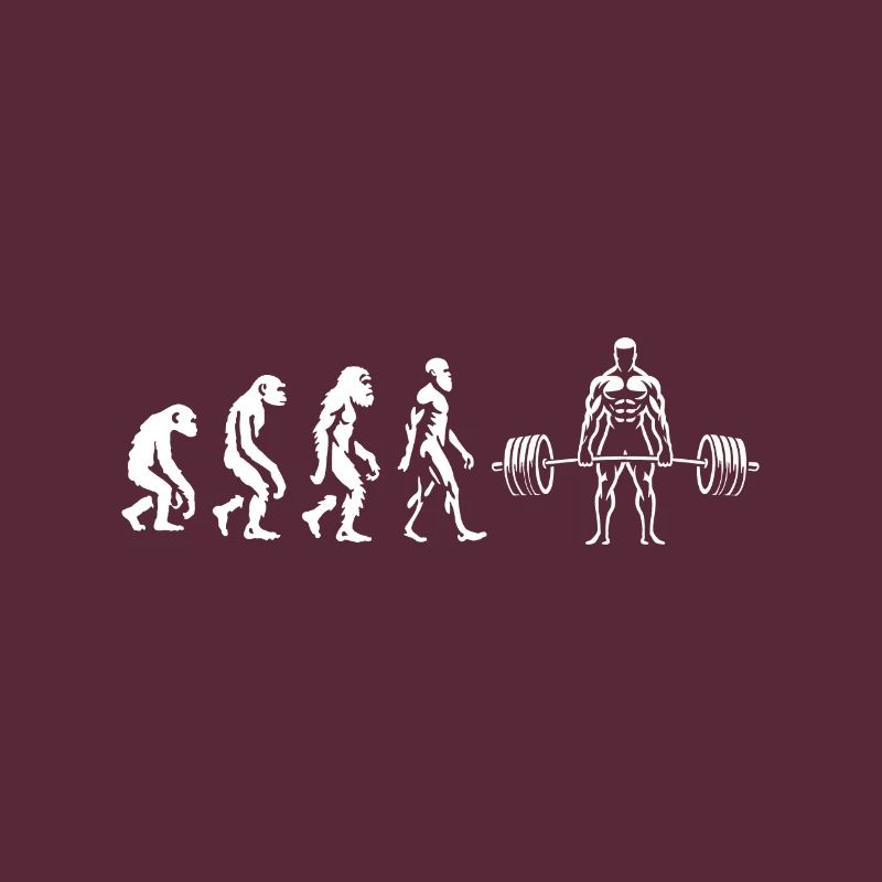Evolutionärer Bodybuilder Kreuzheben