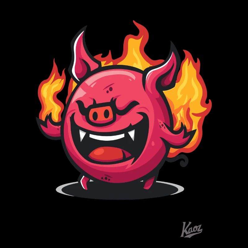 Quel fun, petit cochon cochon rose