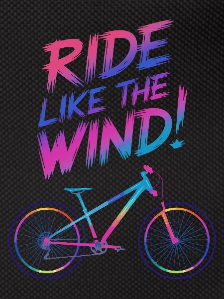 Vibrant Windsurf Bicycle Illustration