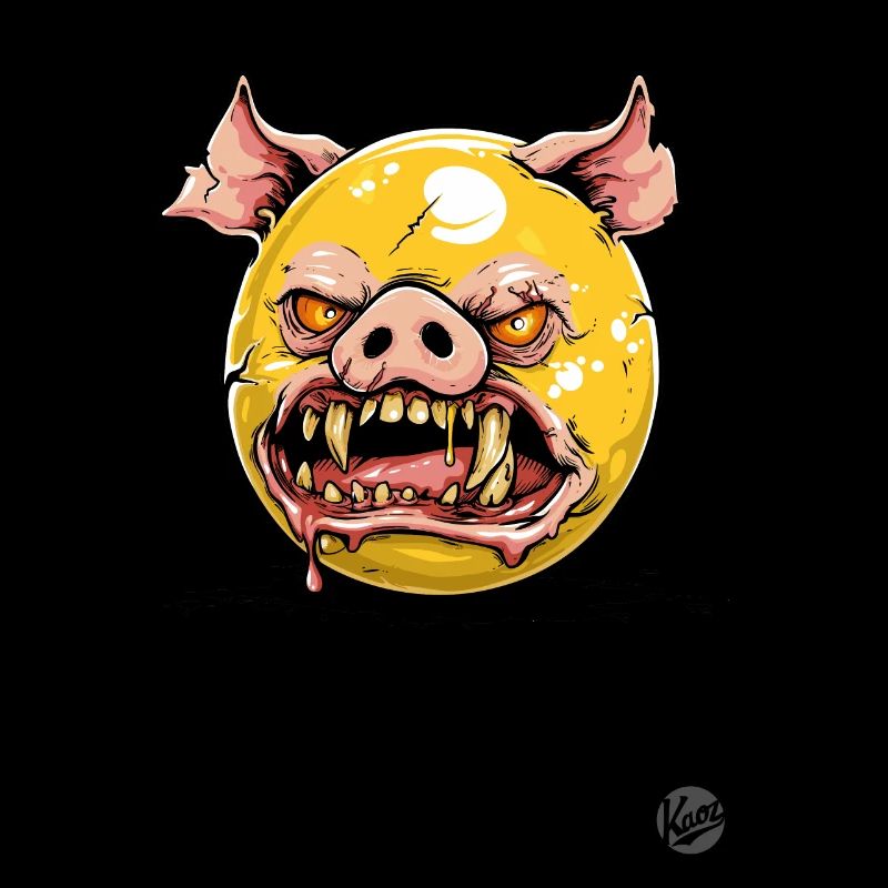 Jaune d’oeuf Zombie Vampire Cochon