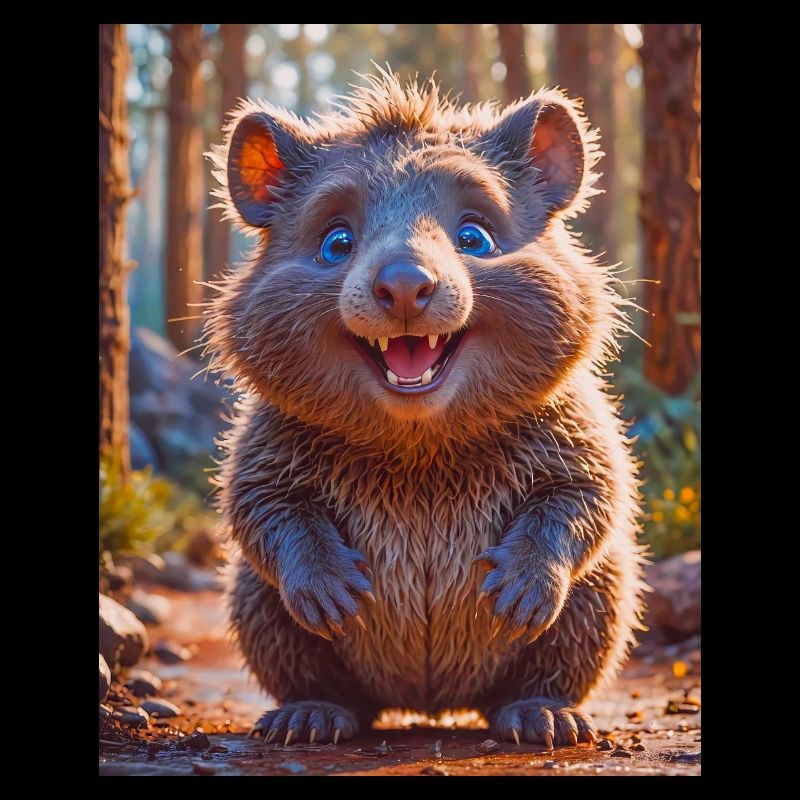 animal australien super mignon Down Under Wombat