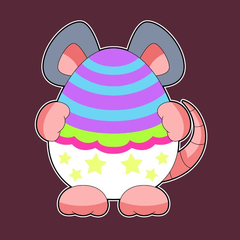 Mouse Easter Easter Egg Hide