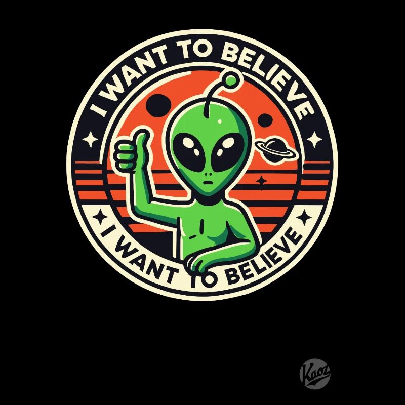 Grüner Alien: Daumen Hoch, Ich Will Glauben