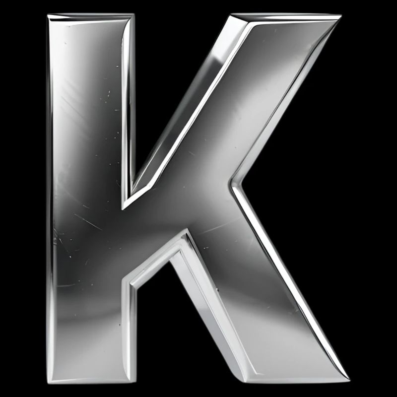 Chrome ,, K " Métallisé