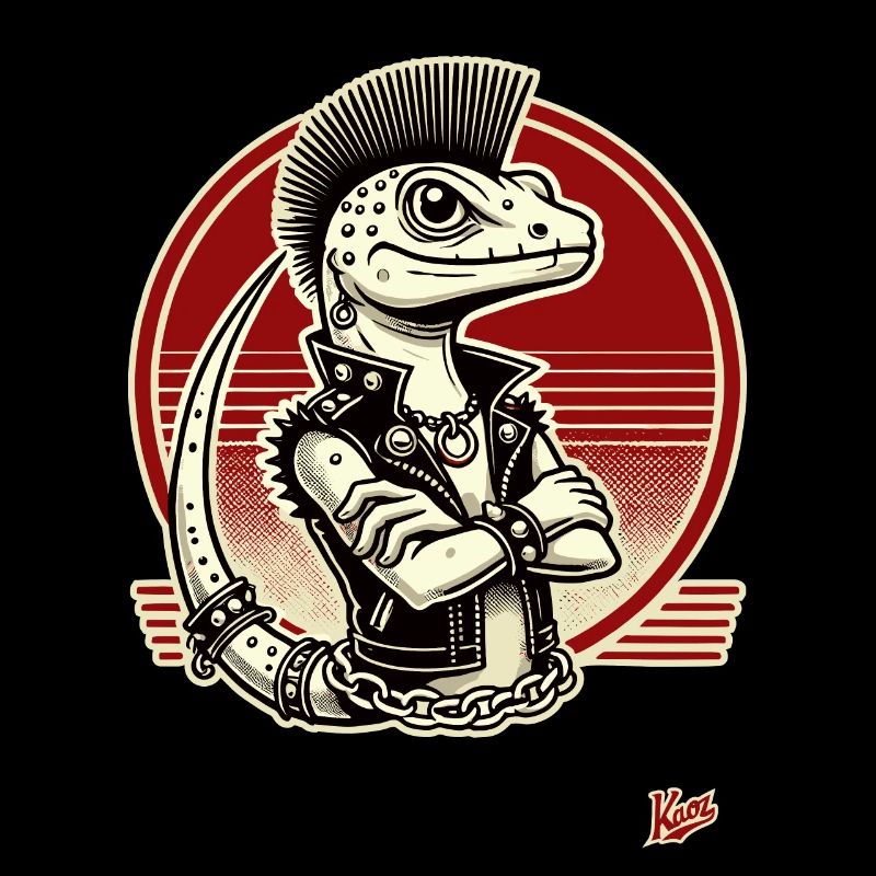 Gecko Lizard Punk