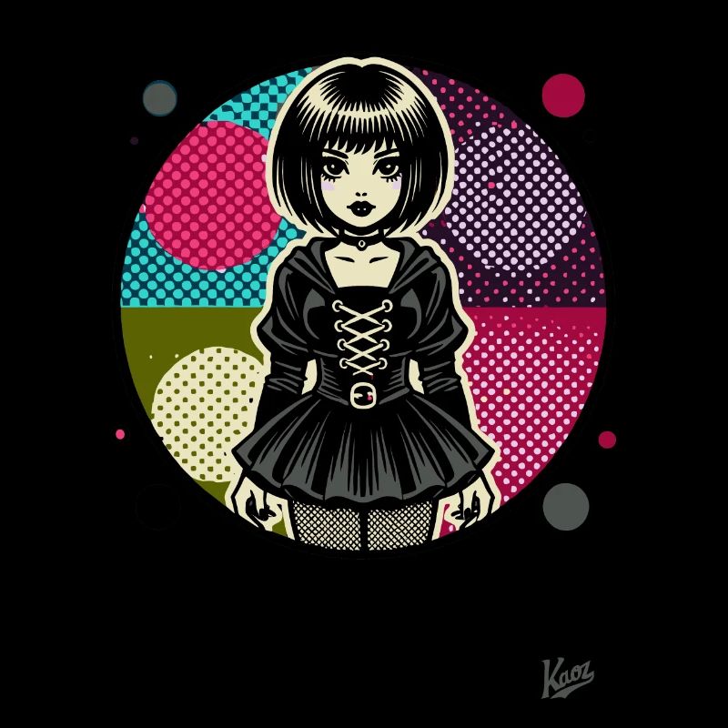 Fille Cool Punk Emo