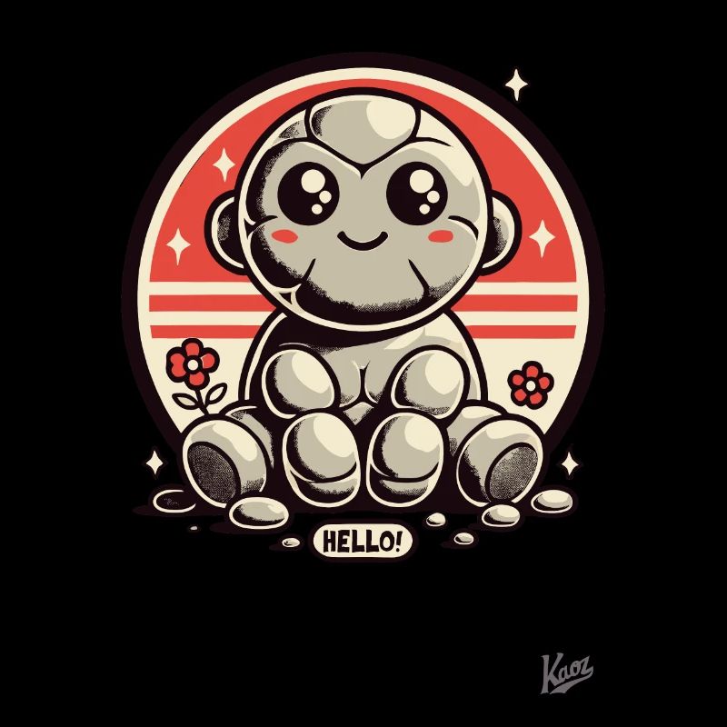 Hello! Cute Stone Monkey